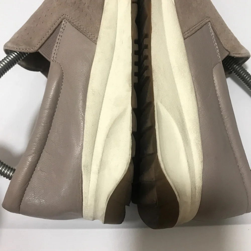 Naturalizer Selah turtle dove suede leather slip on sneakers